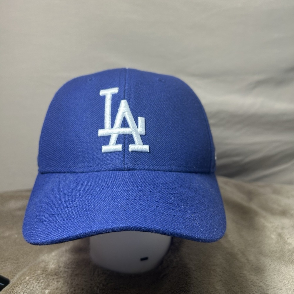 LA Dodgers '47 MLB Genuine Merchandise Hat Blue Embroidered Hook & Loop Cap